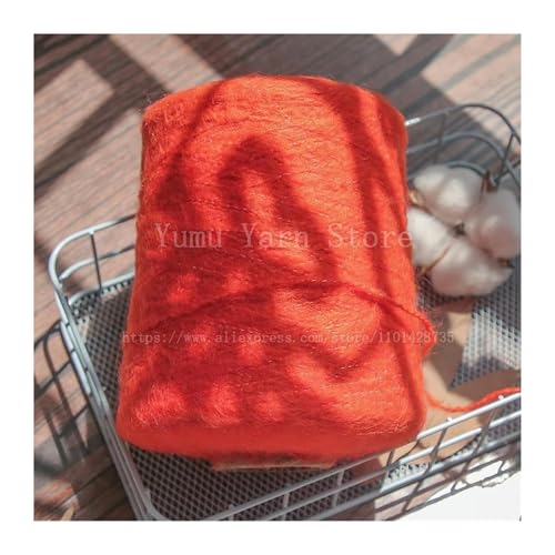 Leichtes, hypoallergenes Doppelstrick-Häkelgarn, 500 Gramm/1 Stück, weiches, feines Seiden-Strickgarn aus Mohair und Kaschmir, Häkelwolle for Stricken von Pullovern und Schals(No.99) von AQCDPJYU