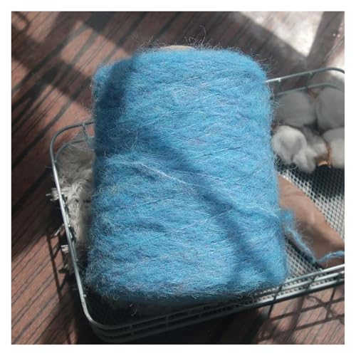 Leichtes, hypoallergenes Doppelstrick-Häkelgarn, 500 Gramm/1 Stück, weiches, feines Seiden-Strickgarn aus Mohair und Kaschmir, Häkelwolle for Stricken von Pullovern und Schals(No.x63) von AQCDPJYU