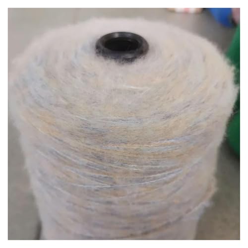 Leichtes, hypoallergenes Doppelstrick-Häkelgarn, 500 g/1 Stück, Mohairgarn, weiches, feines Seiden-Strick-Häkelgarn for Stricken von Schals, Pullovern und Schals(10) von AQCDPJYU