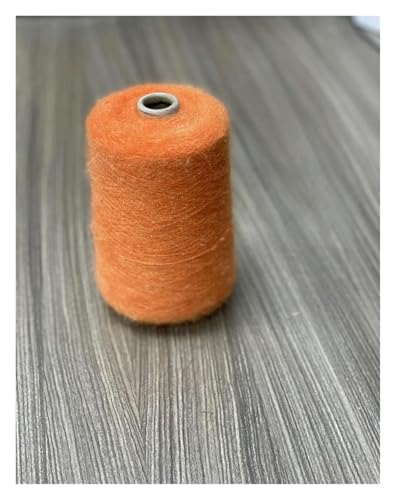 Leichtes, hypoallergenes Doppelstrick-Häkelgarn, Ya-Wolle, Spezialgarn, Puppenmantel, Schal, Garn, Häkelgarn, Polyestergarn for Selbermachen, Häkeln, Taschen, Stricken, weiche 500 g Wolle(Orange) von AQCDPJYU