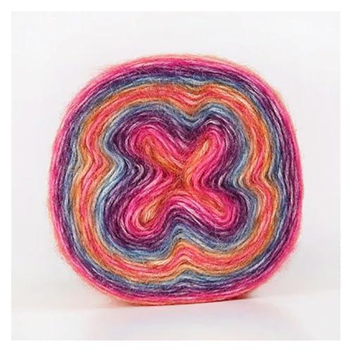 Leichtes, hypoallergenes Doppelstrick-Häkelgarn aus Acrylwolle, Schalgarn, Farbverlaufskuchen, Golfstrick, Acrylwolle, Mütze, Pullover, Häkeln, Spray, 100 g(1) von AQCDPJYU