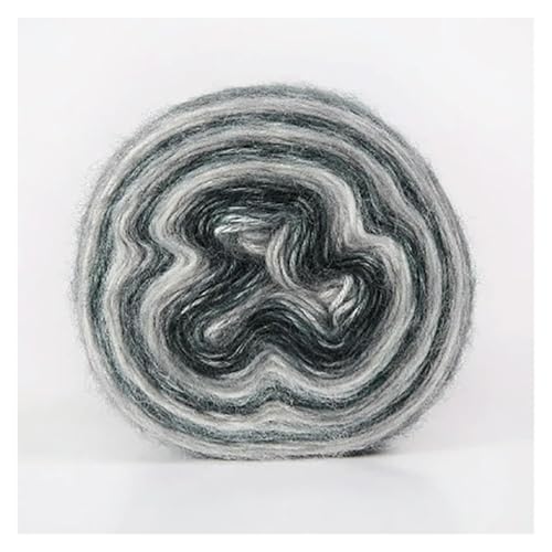 Leichtes, hypoallergenes Doppelstrick-Häkelgarn aus Acrylwolle, Schalgarn, Farbverlaufskuchen, Golfstrick, Acrylwolle, Mütze, Pullover, Häkeln, Spray, 100 g(2) von AQCDPJYU