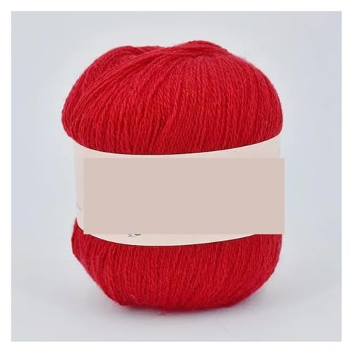 Leichtes, hypoallergenes Doppelstrick-Häkelgarn aus Ya-Wolle for Stricken, mittelfein, weich, DIY, handgestrickt, Häkelwolle, Milchgarn, Mütze, Pullover, Seidenfaden, 5 Stück = 250 g(19) von AQCDPJYU