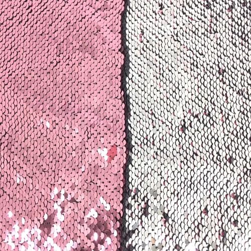 130×100cm Pailletten Material Meerjungfrau von Das Hof Zweifarbig Sequenz, Zweifarbiger Sequenzstoff, Glitzerndes Netz, Sensorischer Wand Pailletten Flip Stoff (2hao,130×100cm) von AQCQDQ