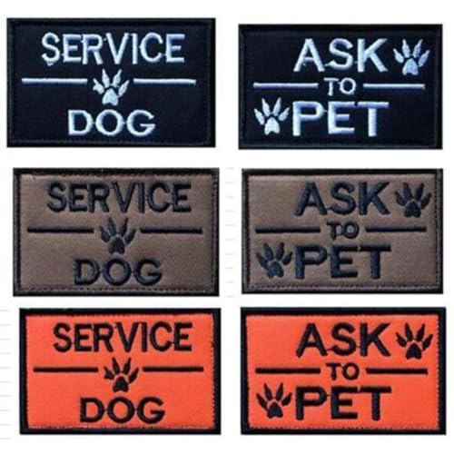 6 Stück Flagge Patch Stickerei, Taktische Militär Aufnäher, mit Bestickte Applikation Patch für Hund Kleidung Baseballkappe Weste Hundegeschirr 6 Stück Flagge Patch Stickerei, Taktische Militär Aufnäher, mit Bestickte Applikation Patch für Hund Kleidung Baseballkappe Weste Hundegeschirr von AQCQDQ