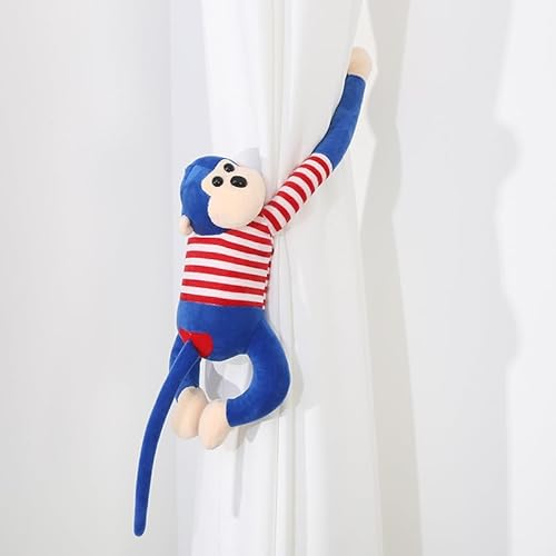 AQCQDQ Gibbon AFFE Kuscheltier, Gibbon Plüschtier, Niedliche Langarmiger Affen Hängende Gibbons Stofftier, Langem Arm AFFE Niedliche Plüschtier, Hanging Monkey Tier Plüschtier Kollektion (55cm,Blau) von AQCQDQ