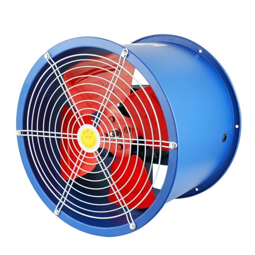Kanalabluftventilator, 250-W-Rohr-Axial-Explosionsgeschützter Ventilator-Spritzkabine, 2800 U/min Zylinderrohrventilator, Abluftventilator mit großem Luftvolumen für Schlafzimmer, Badezimmer, Küche, von AQHZB