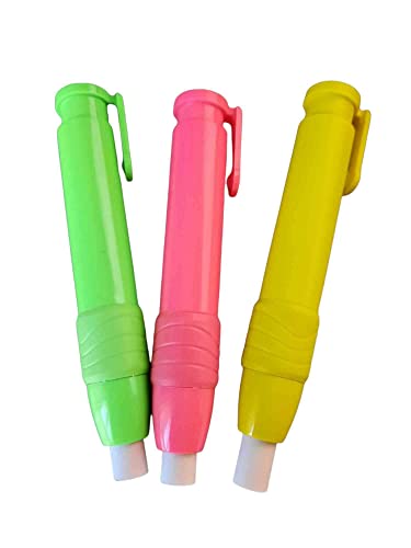 Radiergummi in Form eines Neon-Stifts, 12 cm, für die Schule von AQUILONE