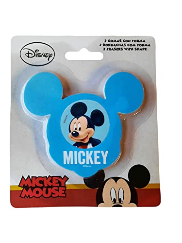 Set mit zwei Radiergummis für Micky Maus Disney Mickey Geschenke für Partys von AQUILONE