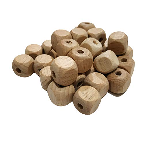 Arakierst Quadratische Buchenholzperlen, würfelförmig, 12 mm, facettierte Holzperlen für Schlüsselanhänger, Bauernhaus, Handwerk, Schmuckherstellung, DIY, Perlen, Heimdekoration, 30 Stück Arakierst Quadratische Buchenholzperlen, würfelförmig, 12 mm, facettierte Holzperlen für Schlüsselanhänger, Bauernhaus, Handwerk, Schmuckherstellung, DIY, Perlen, Heimdekoration, 30 Stück von ARAKIERST
