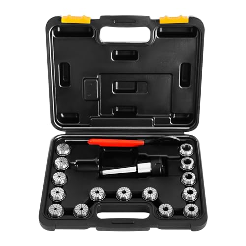 15pcs Fräsen Drehmaschine ER Spannzange, Spannzangen Set, MT3 M12 ER32 CNC Collet Chuck Morse Holder, ER32 Spring Collets 1-20mm, Zum Gravieren und Fräsen von Drehwerkzeugen 15pcs Fräsen Drehmaschine ER Spannzange, Spannzangen Set, MT3 M12 ER32 CNC Collet Chuck Morse Holder, ER32 Spring Collets 1-20mm, Zum Gravieren und Fräsen von Drehwerkzeugen von ARBGO