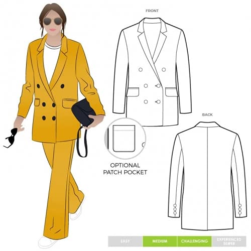 Style Arc Schnittmuster McKenzie Blazer Jacken, Anzüge Style Arc Schnittmuster McKenzie Blazer Jacken, Anzüge von Style Arc