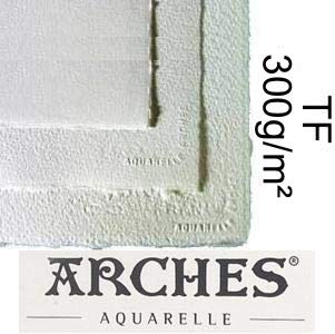 Arches - Aquarellblätter, 10 Einheiten, 50 x 70 g bis 300 Gramm von ARCHES