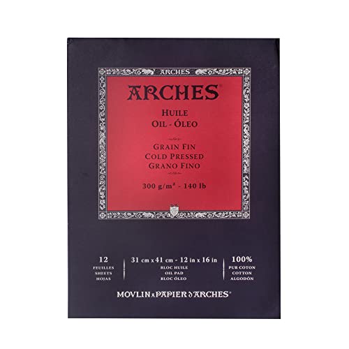 Canson 200006579 Arches Öl, 31 x 41 cm, naturweiß Canson 200006579 Arches Öl, 31 x 41 cm, naturweiß von ARCHES