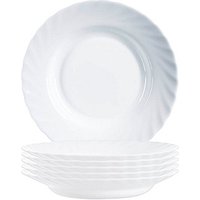 6 ARCOROC Suppenteller Trianon White weiß 22,5 cm 6 ARCOROC Suppenteller Trianon White weiß 22,5 cm von ARCOROC