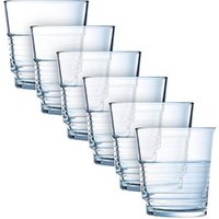 ARCOROC Trinkgläser Spirale FB25 250,0 ml, 6 St. von ARCOROC