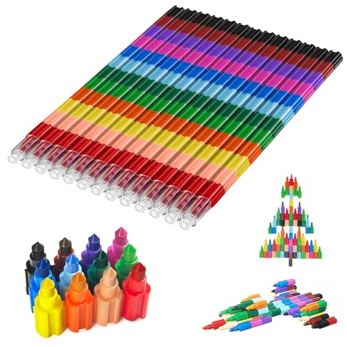 ARDFFA Stapelbare Buntstifte Kinder Wachsmalstifte 13 Stück, Baustein Buntstifte für Jungen Mädchen, Ideal für Mitgebsel Kindergeburtstags, Geburtstagsparty, Schule Belohnungen, Kindertag, Weihnachten ARDFFA Stapelbare Buntstifte Kinder Wachsmalstifte 13 Stück, Baustein Buntstifte für Jungen Mädchen, Ideal für Mitgebsel Kindergeburtstags, Geburtstagsparty, Schule Belohnungen, Kindertag, Weihnachten von ARDFFA