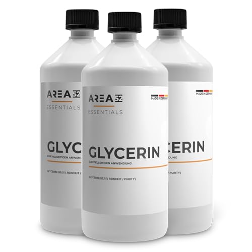 Area52 – Glycerin 3x1L technische Qualität mit 86,5% Reinheit – Vielseitiges Glyzerin für Frostschutzmittel, Schmiermittel, Weichmacher, Trennmittel & Feuchthaltemittel – Nur für techn. Anwendungen Area52 – Glycerin 3x1L technische Qualität mit 86,5% Reinheit – Vielseitiges Glyzerin für Frostschutzmittel, Schmiermittel, Weichmacher, Trennmittel & Feuchthaltemittel – Nur für techn. Anwendungen von AREA52
