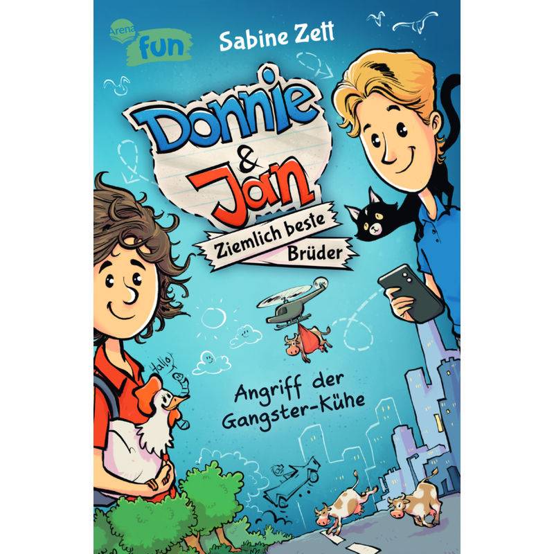 Angriff Der Gangster-Kühe / Donnie & Jan Bd.1 - Sabine Zett, Gebunden von ARENA