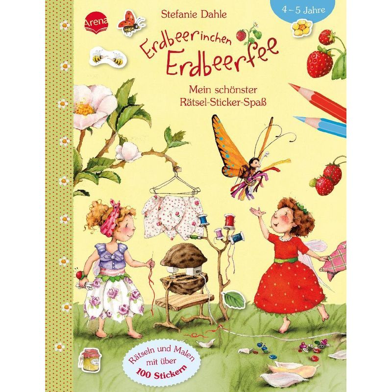 Erdbeerinchen Erdbeerfee - Mein Schönster Rätsel-Sticker-Spaß - Stefanie Dahle, Kartoniert (TB) von ARENA