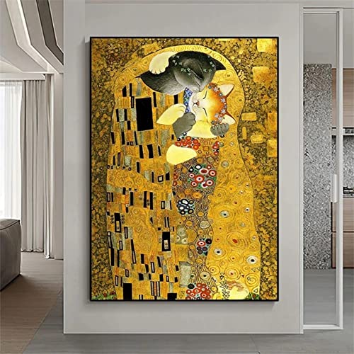 AREPAS 5D Diamond Painting Full Set Gustav Klimt Kat 25x50cm Großformat DIY Malen nach Zahlen Diamant Malerei Kit DIY Kreuzstich Diamant Gemälde Stickerei Diamant Painting Bilder Kunst Handwerk AREPAS 5D Diamond Painting Full Set Gustav Klimt Kat 25x50cm Großformat DIY Malen nach Zahlen Diamant Malerei Kit DIY Kreuzstich Diamant Gemälde Stickerei Diamant Painting Bilder Kunst Handwerk von AREPAS