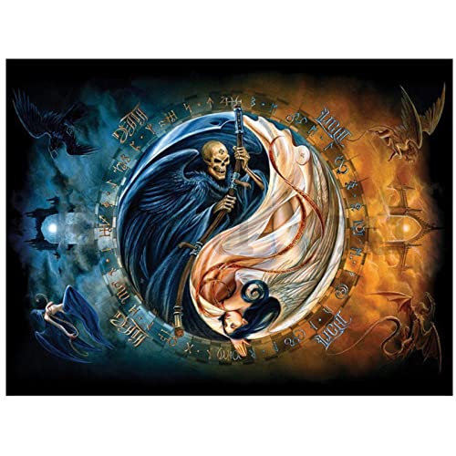 AREPAS 5D Diamond Painting Full Set Yin Yang Engel Dämon 30x60cm Großformat DIY Malen nach Zahlen Diamant Malerei Kit DIY Kreuzstich Diamant Gemälde Stickerei Diamant Painting Bilder Kunst Handwerk AREPAS 5D Diamond Painting Full Set Yin Yang Engel Dämon 30x60cm Großformat DIY Malen nach Zahlen Diamant Malerei Kit DIY Kreuzstich Diamant Gemälde Stickerei Diamant Painting Bilder Kunst Handwerk von AREPAS