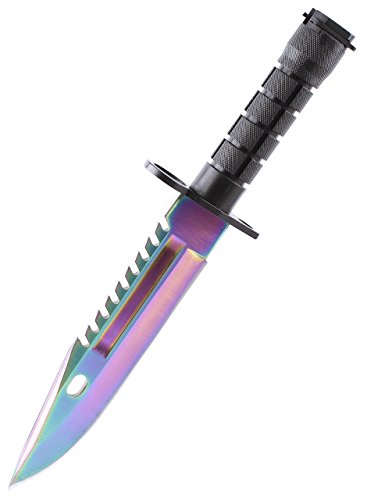 ARIKnives - Bajonett Knife Counter Skin Knife CS GO Strike Messe Jagdmesser taktisches Überlebens Camping Werkzeug Bayonet (Fade) von ARI Knives