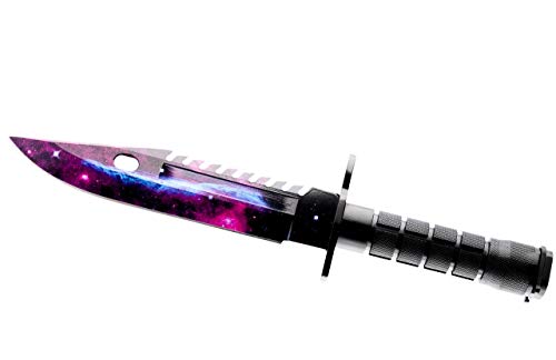 ARIKnives - Bajonett Knife Counter Skin Knife CS GO Strike Messe Jagdmesser taktisches Überlebens Camping Werkzeug Bayonet (Galaxy Black Pearl) von ARI Knives