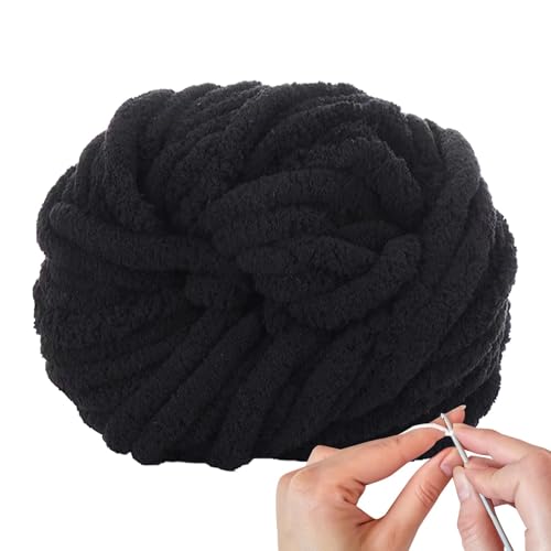 Chenille-Garn zum Häkeln - Weiches, grobes Garn zum Stricken & Basteln | Dickes Plüschgarn für DI Y Kunst, Handwerk & Nähbedarf | Chenille-Garn für Decken, Socken, Handschuhe & Schuhe Chenille-Garn zum Häkeln - Weiches, grobes Garn zum Stricken & Basteln | Dickes Plüschgarn für DI Y Kunst, Handwerk & Nähbedarf | Chenille-Garn für Decken, Socken, Handschuhe & Schuhe von ARIOU