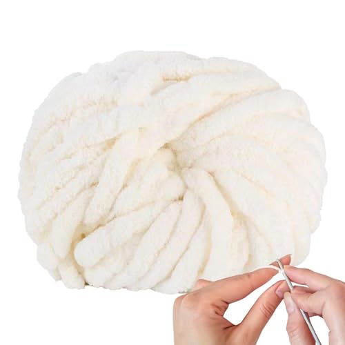 Chenille-Garn zum Häkeln - Weiches, grobes Garn zum Stricken & Basteln | Dickes Plüschgarn für DI Y Kunst, Handwerk & Nähbedarf | Chenille-Garn für Decken, Socken, Handschuhe & Schuhe Chenille-Garn zum Häkeln - Weiches, grobes Garn zum Stricken & Basteln | Dickes Plüschgarn für DI Y Kunst, Handwerk & Nähbedarf | Chenille-Garn für Decken, Socken, Handschuhe & Schuhe von ARIOU