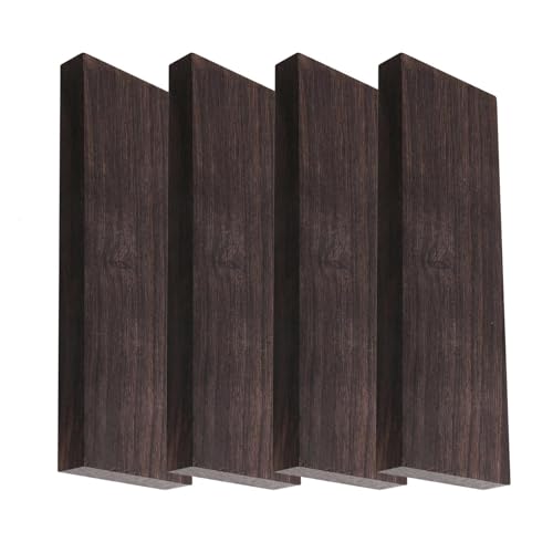 Ebenholz – schwarzes Ebenholz, 4 Stück, benutzerdefinierte DI-Y-Material Werkzeuge für Blanko-Klinge, 11,9 x 4 x 1 cm, schwarzes Ebenholz, Gabune, DI-Y-Material kompatibel mit Musikinstrumenten Ebenholz – schwarzes Ebenholz, 4 Stück, benutzerdefinierte DI-Y-Material Werkzeuge für Blanko-Klinge, 11,9 x 4 x 1 cm, schwarzes Ebenholz, Gabune, DI-Y-Material kompatibel mit Musikinstrumenten von ARIOU