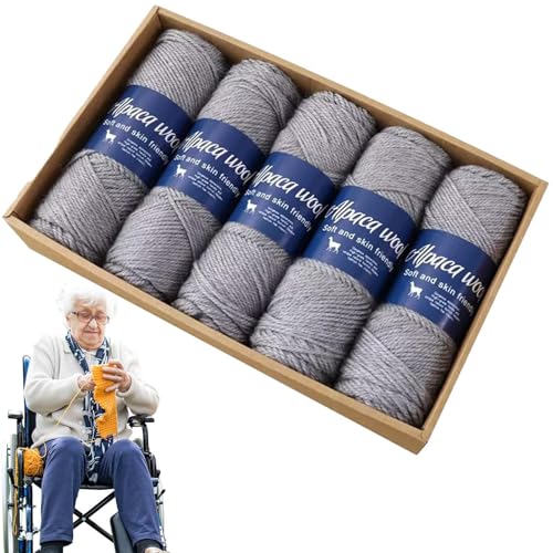 Fingern Gewichtsgarn | Weiche Schal Garn Alpaka Wolle gehäkelten Faden, bequem atmungsaktive Fingersatz Socke Gewicht Garn für Schals, Hüte, Pullover, Familie, Freunde Fingern Gewichtsgarn | Weiche Schal Garn Alpaka Wolle gehäkelten Faden, bequem atmungsaktive Fingersatz Socke Gewicht Garn für Schals, Hüte, Pullover, Familie, Freunde von ARIOU