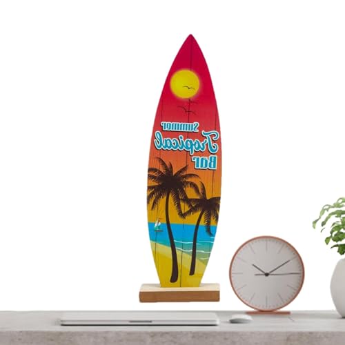 Surfbrett Decor - Surf Board Decor Für Wand - Sommer Holzbrett, Tropische Bar Tisch Mittelstücke, Sommer Party Dekorationen, Multifunktional Für Urlaub Dekoration von ARIOU