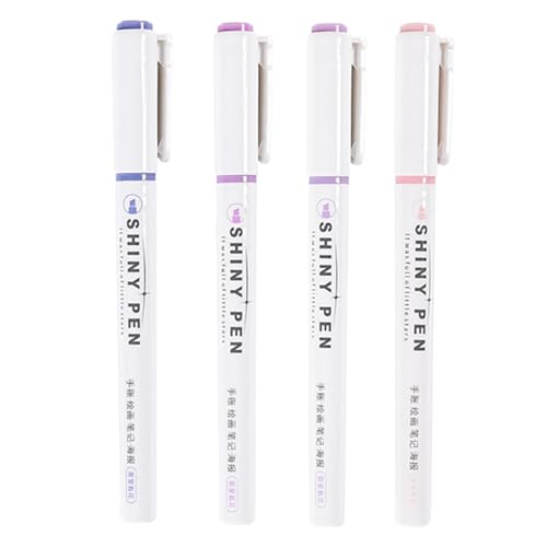 Textmarker, verschiedene Farben, vielseitig, glitzernd, sicher, geruchlos, niedlich, sichere Marker für Notizen, Zeichnungen, Tagebücher, Kalender Textmarker, verschiedene Farben, vielseitig, glitzernd, sicher, geruchlos, niedlich, sichere Marker für Notizen, Zeichnungen, Tagebücher, Kalender von ARIOU
