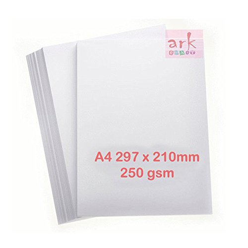 Drucker-Karton, A4, 250 g/m², glatt, Weiß, 100 Blatt (1) von ARK