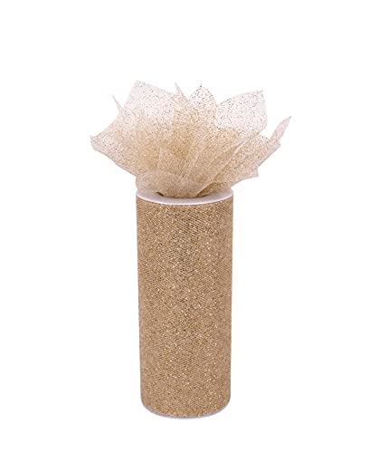 Occasions R411MTGL Mesh-Netz Organza Tüll Spule, 23m x 15cm, Metallisches Gold, 23 Meter Occasions R411MTGL Mesh-Netz Organza Tüll Spule, 23m x 15cm, Metallisches Gold, 23 Meter von ARK