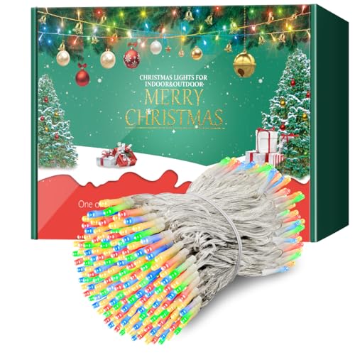 ARKOCHIC 30M Buntß Lichterkette, 300 warmweiß LED Lichterkette Weihnachtsbaum innen,8 Modi Weihnachtsbeleuchtung für Garten Balkon, Transparentes Seil ARKOCHIC 30M Buntß Lichterkette, 300 warmweiß LED Lichterkette Weihnachtsbaum innen,8 Modi Weihnachtsbeleuchtung für Garten Balkon, Transparentes Seil von ARKOCHIC