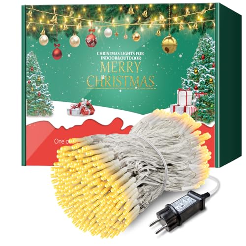 ARKOCHIC 35M Lichterkette außen, 300 warmweiß LED Lichterkette Weihnachtsbaum außen innen,8 Modi wasserdicht Weihnachtsbeleuchtung aussen für Garten Balkon Hochzeit ARKOCHIC 35M Lichterkette außen, 300 warmweiß LED Lichterkette Weihnachtsbaum außen innen,8 Modi wasserdicht Weihnachtsbeleuchtung aussen für Garten Balkon Hochzeit von ARKOCHIC
