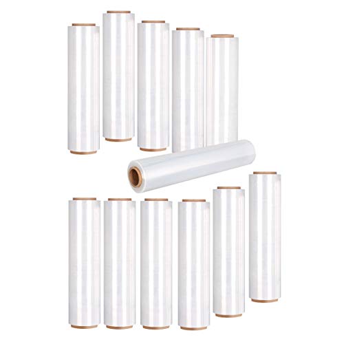 12x Stretchfolie 500mm x 300m transparent Palettenfolie Verpackungsfolie Handstretchfolie Hand Folie Wickelfolie von ARLI