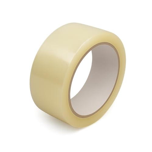 ARLI Paketband 50mm x 66m transparent & LEISE abrollend Klebeband für Kartons & Versand Packband Low Noise PP-Folie mit Acryl-Kleber (1 Stück/Rolle) von ARLI