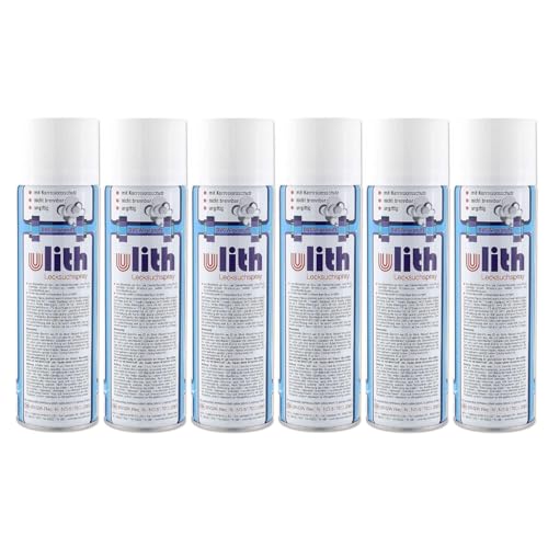 ARLI Set: 6x Ulith Lecksuchspray 400ml – Leckfinder-Spray für Gas- und Druckluftleitungen, Korrosionsschutz, biologisch abbaubar - 6 Stück/Dosen ARLI Set: 6x Ulith Lecksuchspray 400ml – Leckfinder-Spray für Gas- und Druckluftleitungen, Korrosionsschutz, biologisch abbaubar - 6 Stück/Dosen von ARLI