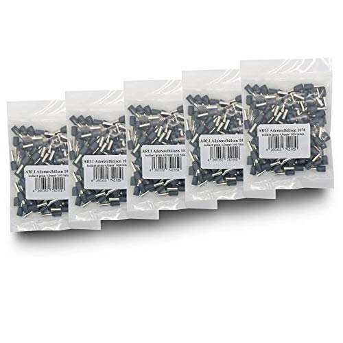 Aderendhülsen isoliert grau 500 x 4 mm² Aderendhülse zum crimpen mit Crimpzange Aderend Press Hülsen Stecker 4,0 mm Hülse kfz Draht Elektro Kabelschuhe ARLI Aderendhülsen isoliert grau 500 x 4 mm² Aderendhülse zum crimpen mit Crimpzange Aderend Press Hülsen Stecker 4,0 mm Hülse kfz Draht Elektro Kabelschuhe ARLI von ARLI