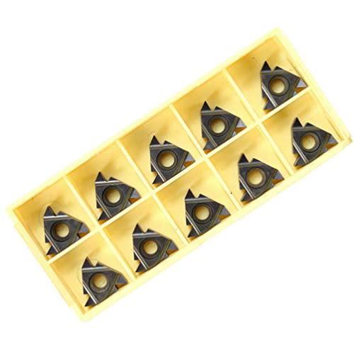 10 Stück 6 mm 16ER AG55 Gewinde-Hartmetall-Einsätze, CNC-Drehmeißel, mit Aufbewahrungsbox 10 Stück 6 mm 16ER AG55 Gewinde-Hartmetall-Einsätze, CNC-Drehmeißel, mit Aufbewahrungsbox von ARMYJY