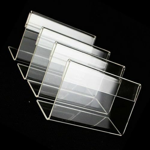 40 Stück Acryl-Preisschild, Tischkarte, Preisschild, Display-Karte, Visitenkarte, Etiketten, Ladenregal (6 x 9 cm), 2074645979 von ARMYJY