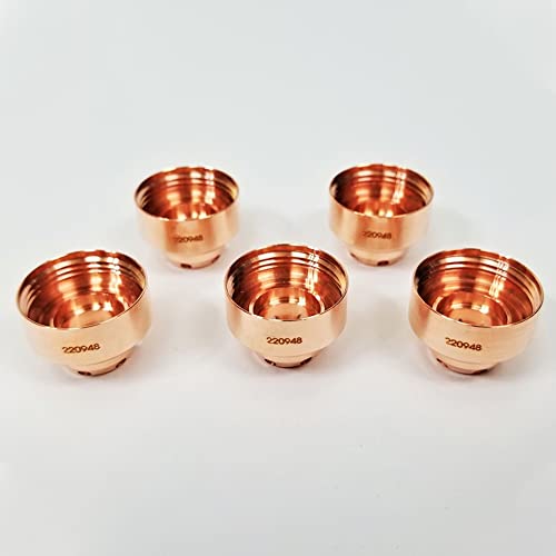 5 Stück 220948 Passend für PMX 45XP/65/85/105 Feinschnitt-Schilde, maschinell mechanisierte Plasma-Feinschnitt-Verbrauchsmaterialien 5 Stück 220948 Passend für PMX 45XP/65/85/105 Feinschnitt-Schilde, maschinell mechanisierte Plasma-Feinschnitt-Verbrauchsmaterialien von ARMYJY