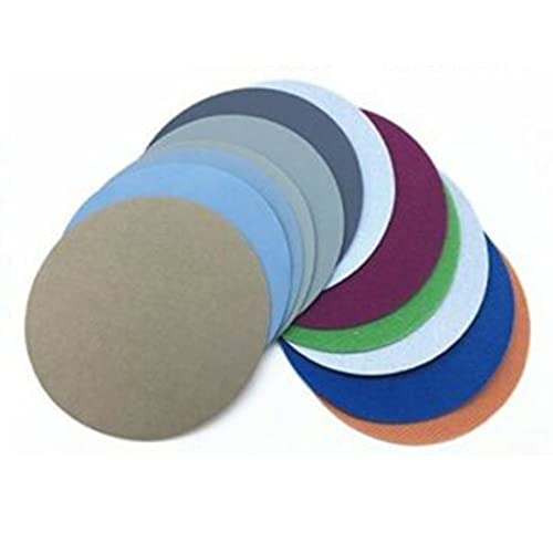 25 Stück 75 mm Nass- und Trockenschleifscheiben, Körnung 1000/1500/2000/3000/5000, Klett-Schleifpapier zum Schleifen und Polieren für elektrische Schleifmaschinen von ARMYJY