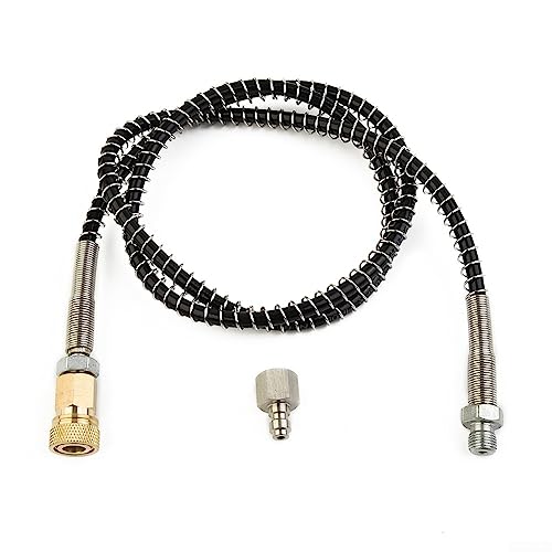 ARMYJY Paintball-Tube, Schwarz, Synthetischer Gummi, Paintball-Microbore-Schlauch, 36 cm, 1er Pack von ARMYJY