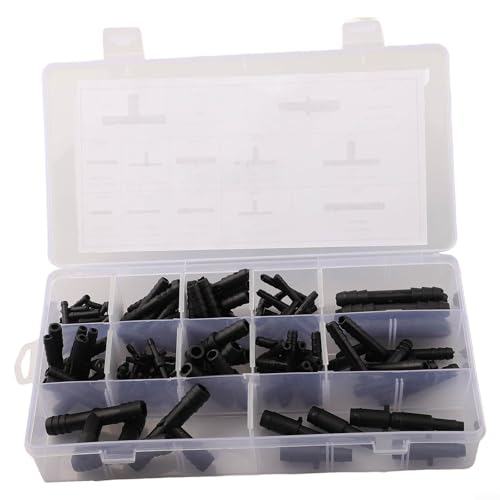 Automotive 125-teiliges Schlauchverbinder-Sortiment für Heimwerker-Reparaturen, gerade und Reduzierstücke Automotive 125-teiliges Schlauchverbinder-Sortiment für Heimwerker-Reparaturen, gerade und Reduzierstücke von ARMYJY