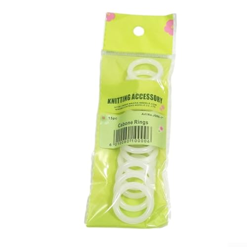 Häkelring-Bastelset 30 Kunststoff-Kreishaken für Handtasche und dekorative Anwendungen (25 mm) von ARMYJY