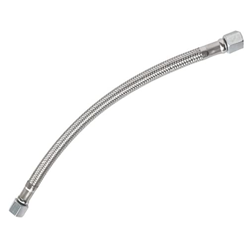 Luftkompressor-Ansaugrohr M14/M16/M19 Luftpumpen-Rückschlagventil, Edelstahlschlauch, 40 cm Länge Luftkompressor-Ansaugrohr M14/M16/M19 Luftpumpen-Rückschlagventil, Edelstahlschlauch, 40 cm Länge von ARMYJY